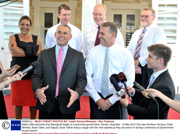 Adam Giles, Australia's first Aboriginal leader of government