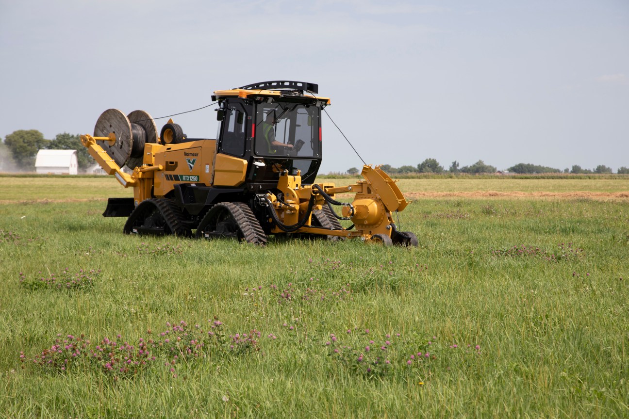 An RTX1250 tractor manufactured by Vermeer