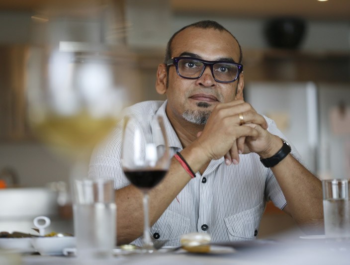 Subodh Gupta at home in Gurgaon