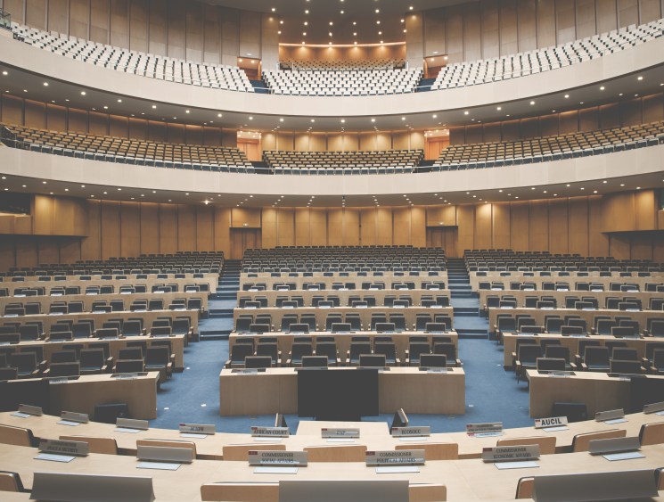 The AUCC’s 2,500-capacity plenary hall