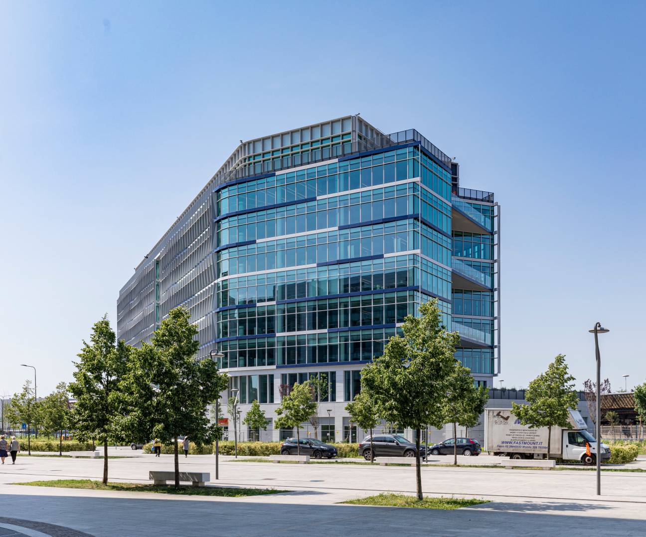Milan’s Spark Business District.