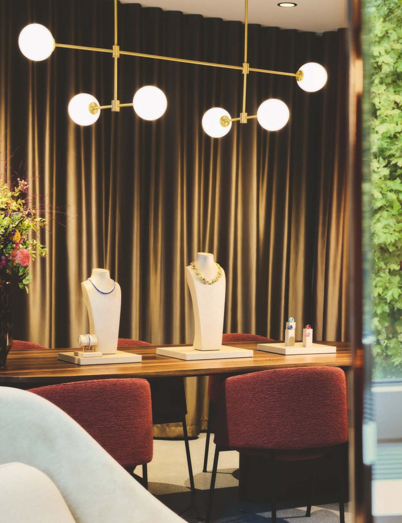 The client lounge within the Bucherer atelier