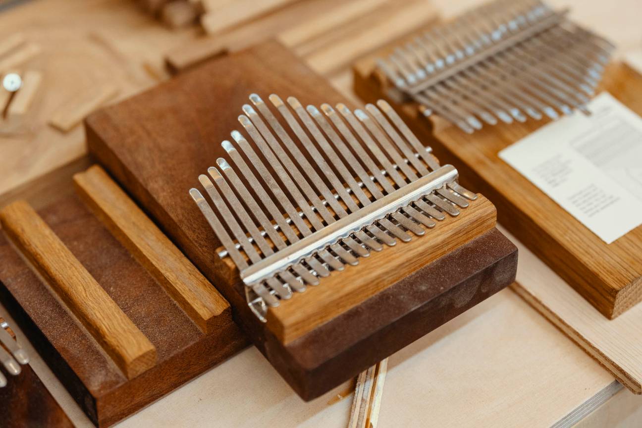 A wooden object.