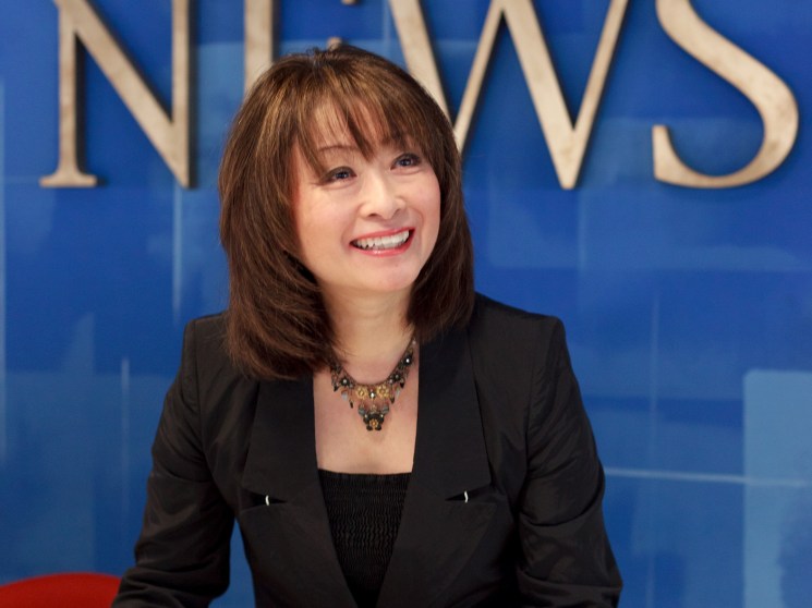 Takahashi in newsroom