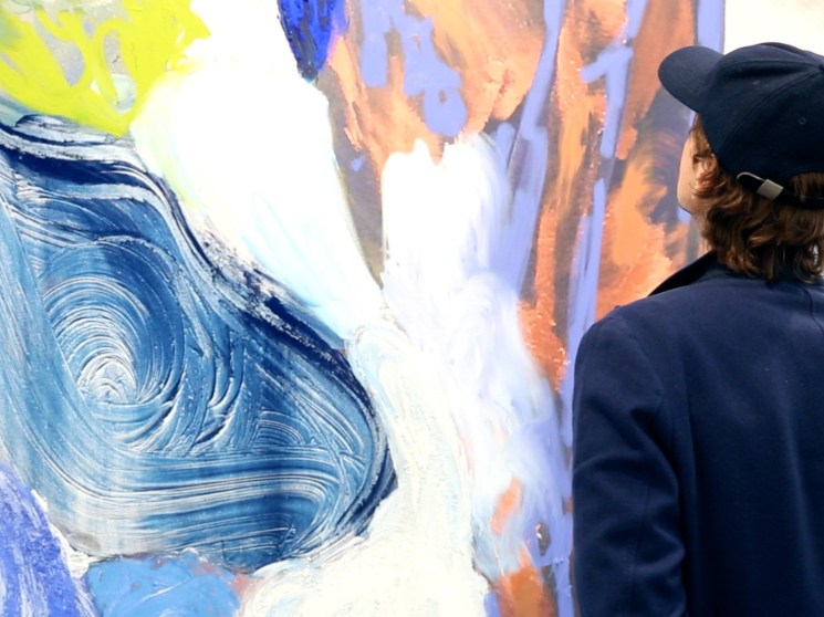 A painting at Frieze Art Fair 2017