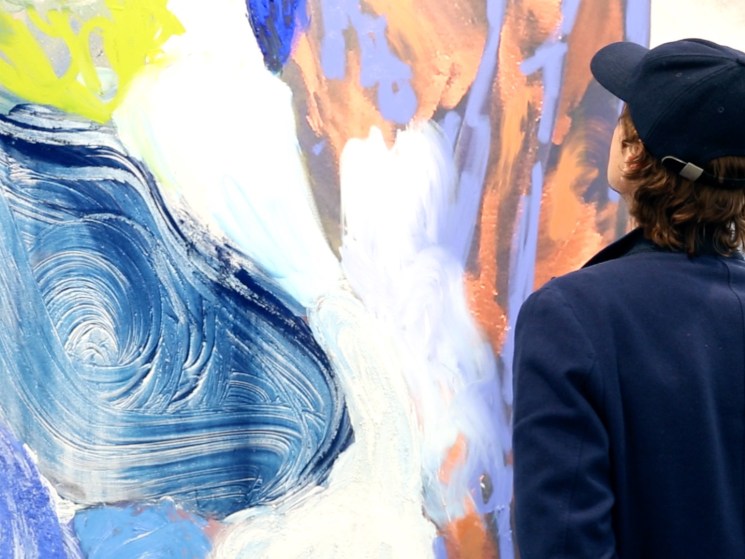 A painting at Frieze Art Fair 2017