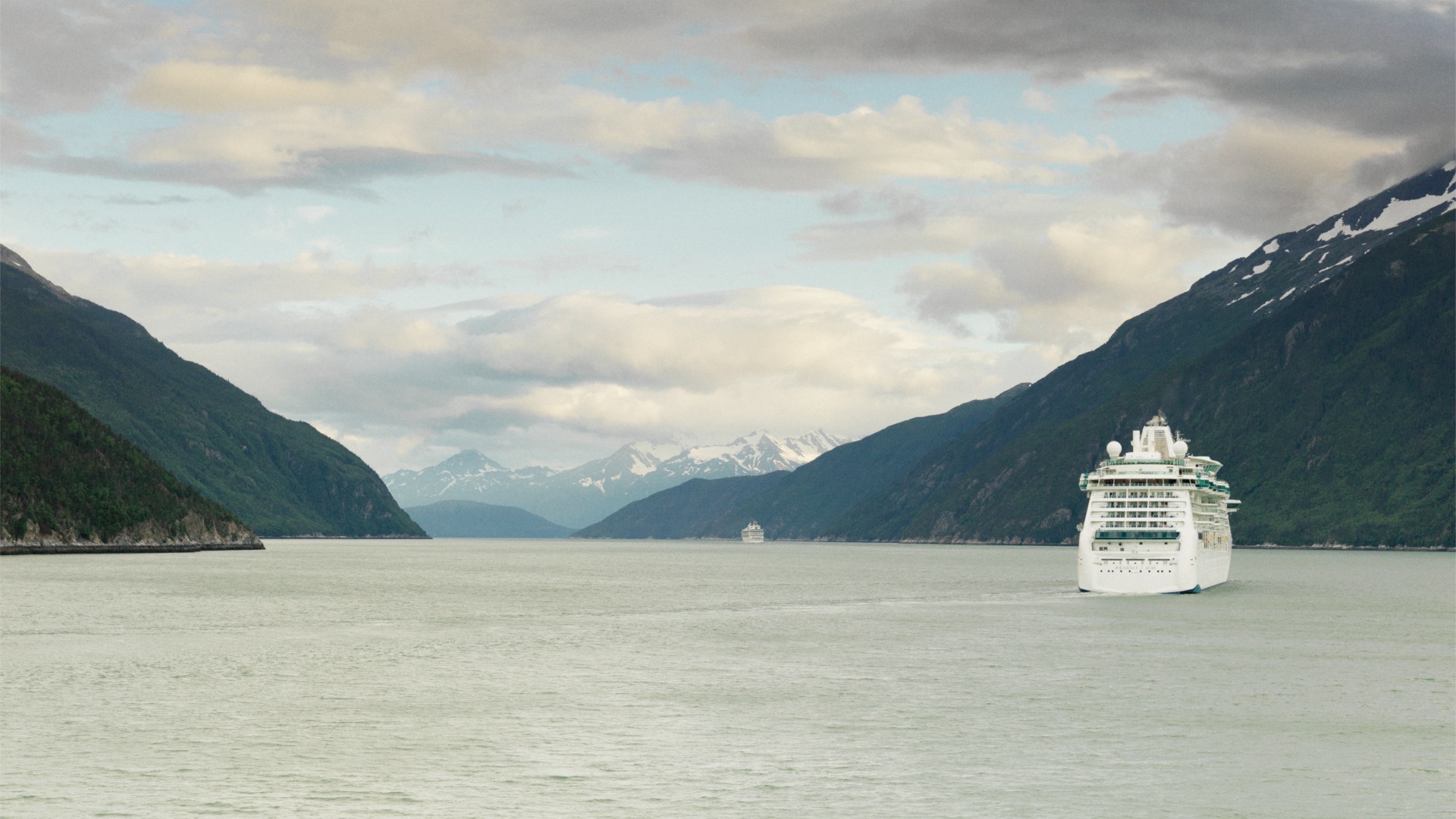 A ferry in Alaska.
