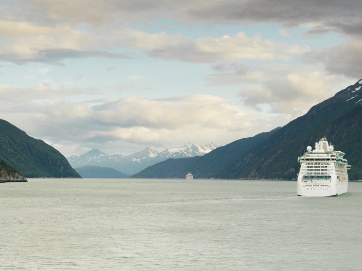 A ferry in Alaska.