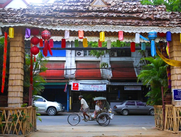 Adorned gate in Chiang Mai.