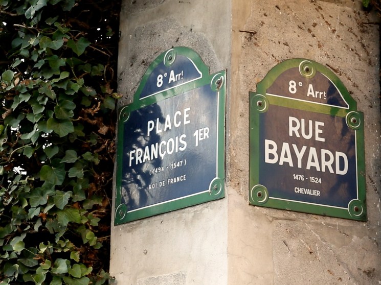 A street sign in Paris.