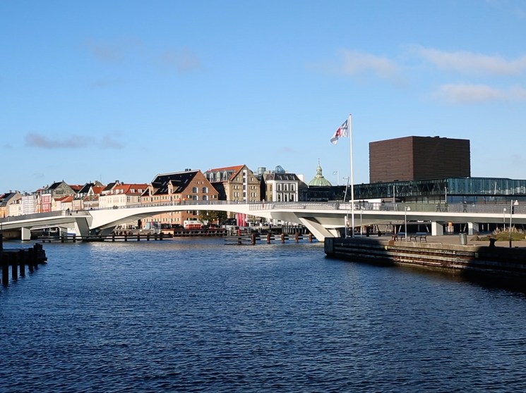 The city centre of Copenhagen.