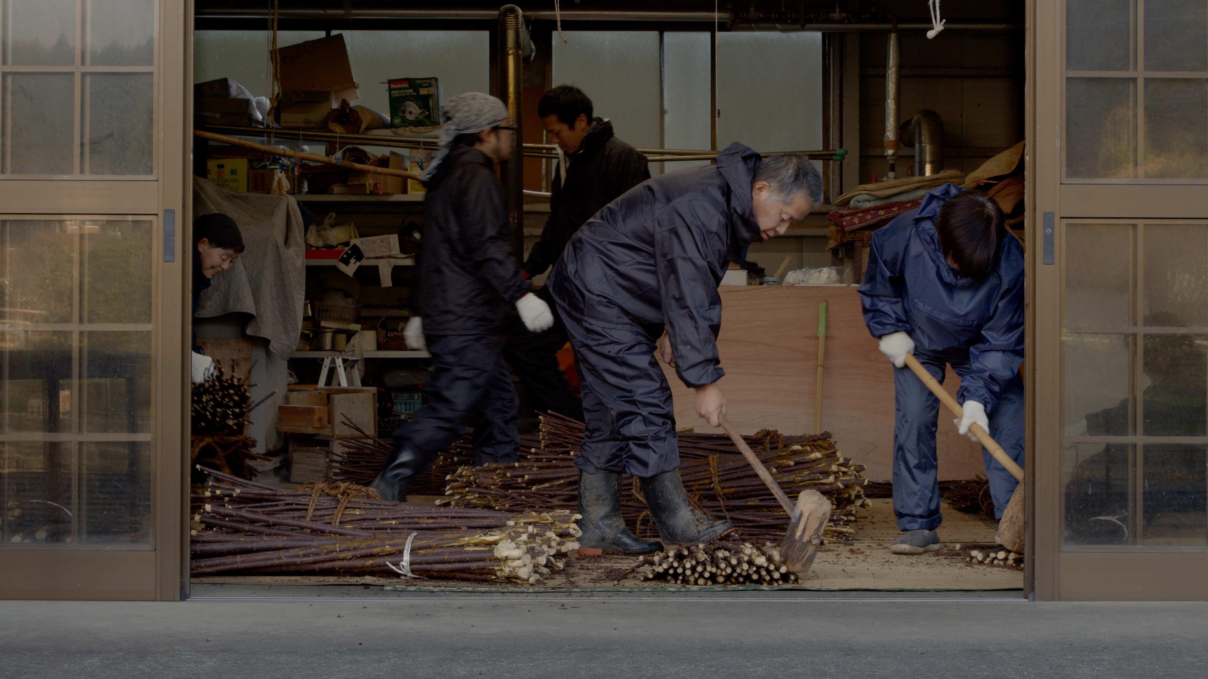 Craftsmen at work in Japan