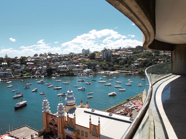A view of the marina in Sydney.