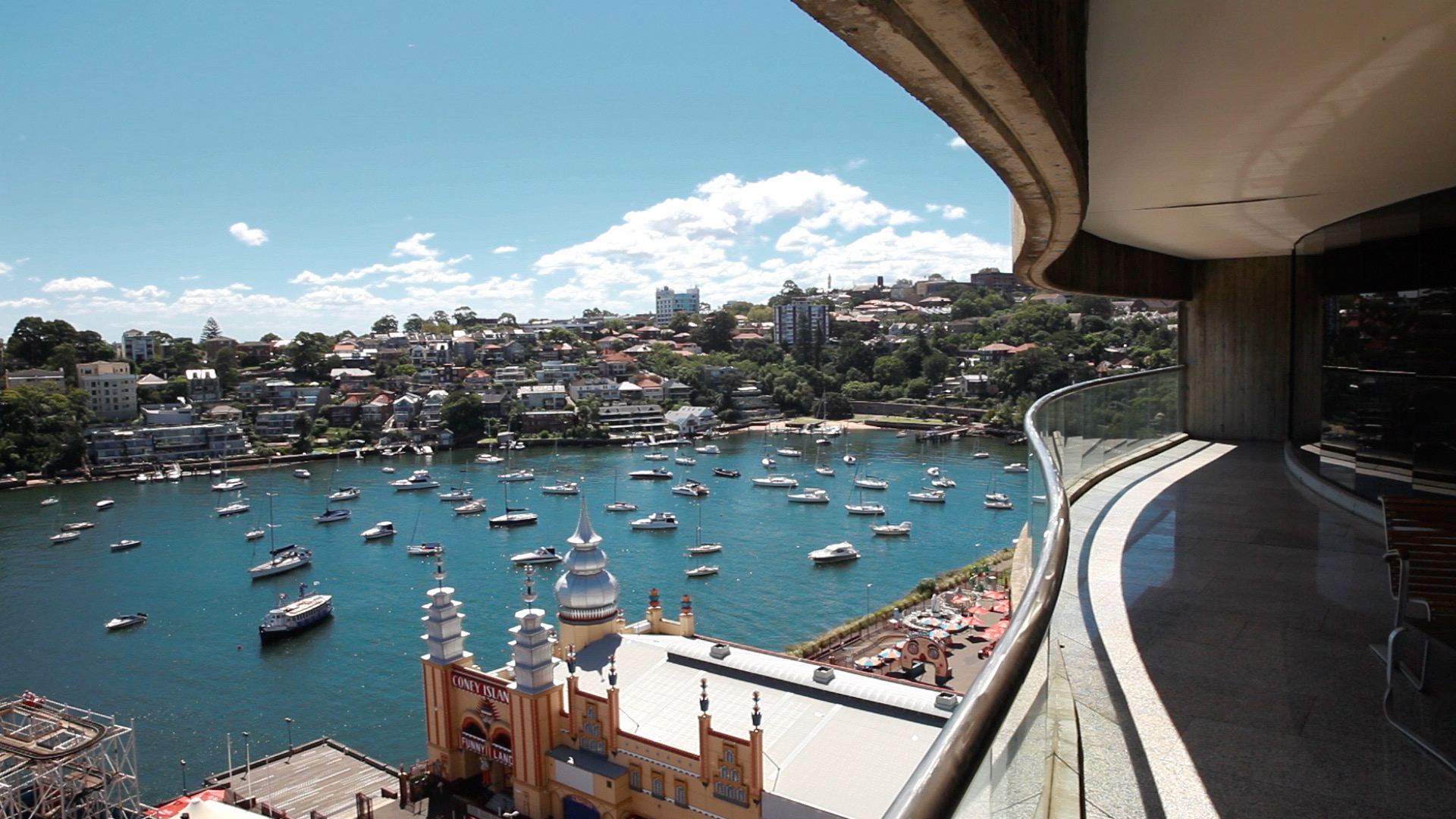 A view of the marina in Sydney.