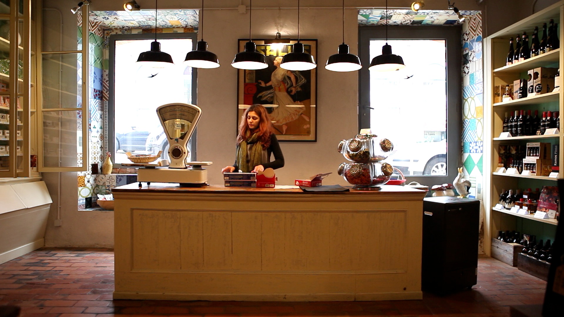 A shop selling artisanal products in Lisbon.