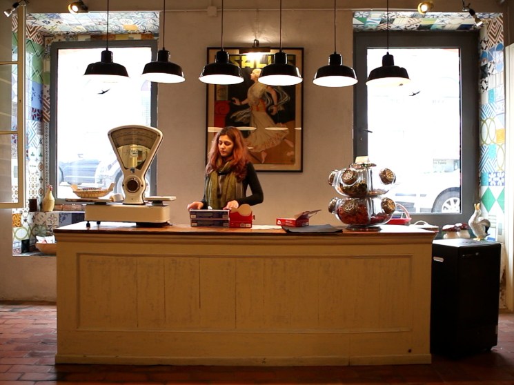 A shop selling artisanal products in Lisbon.
