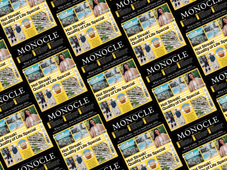 Covers of Monocle magazine