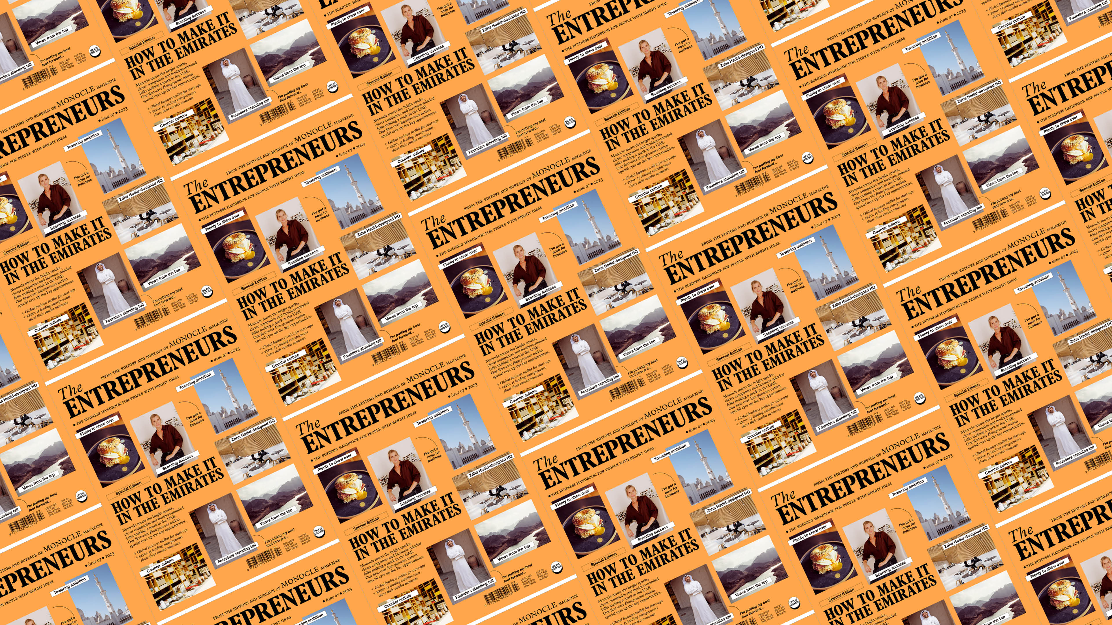 The Entrepreneurs cover, 2023 issue