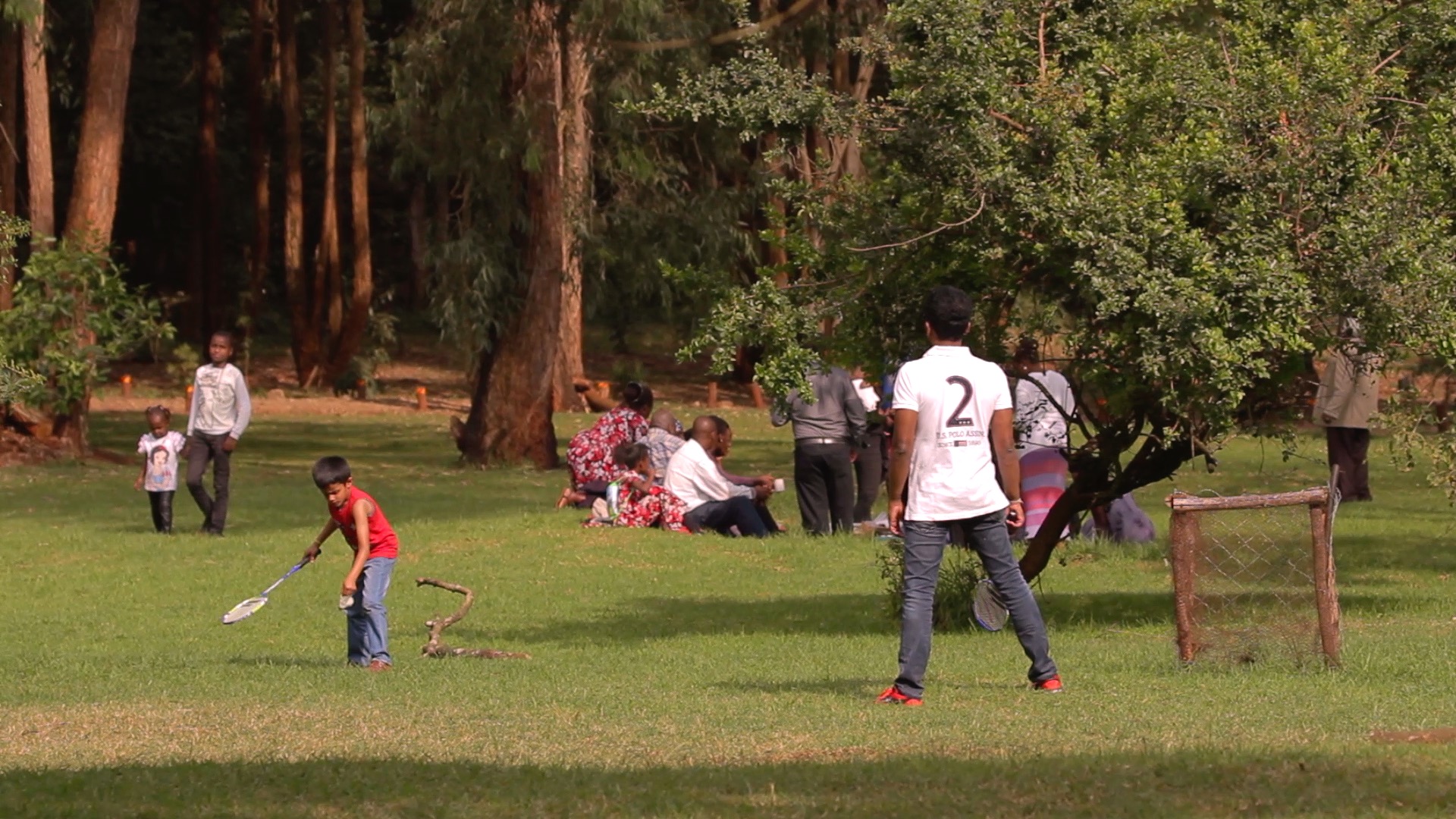 Child playing in Karura Forest