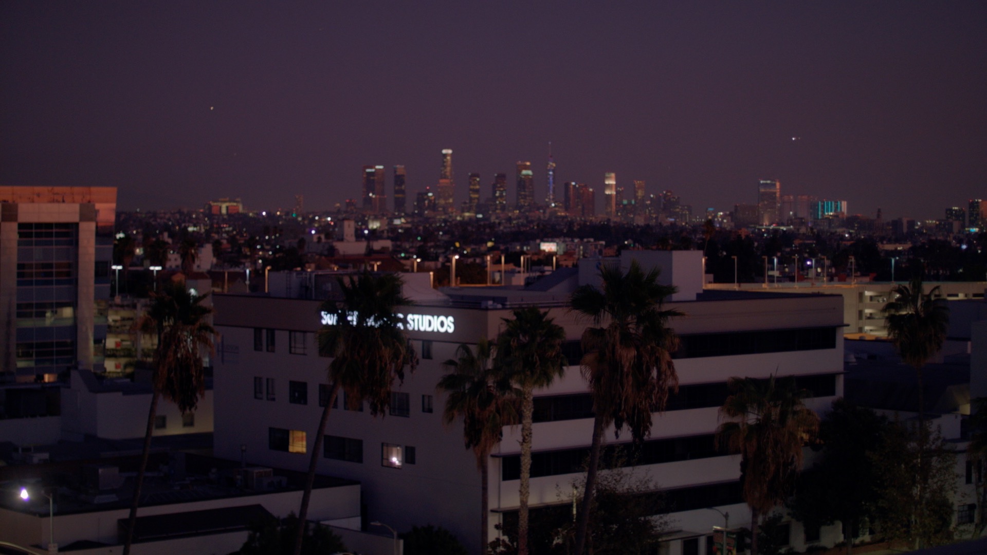 All around the table: big screen in Los Angeles