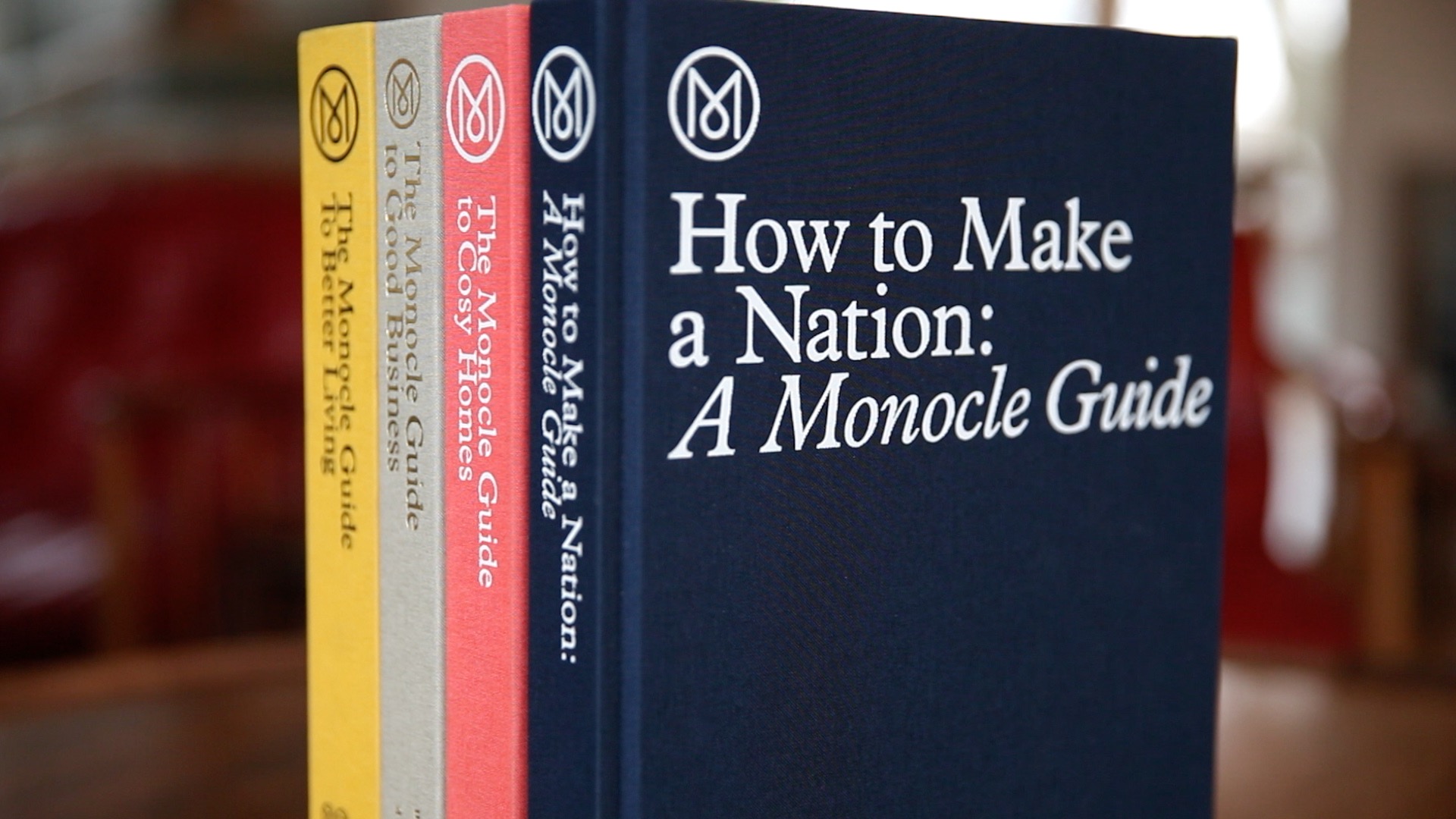 A collection of Monocle books.
