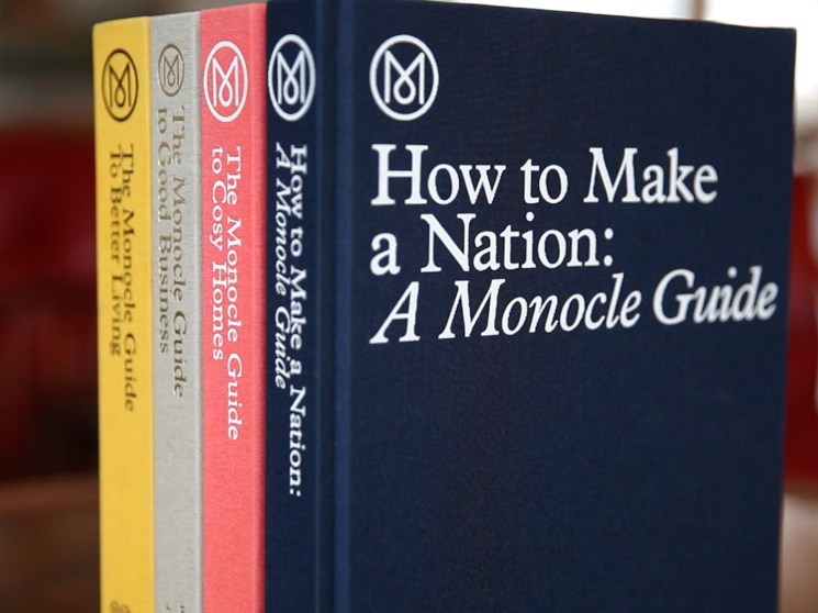 A collection of Monocle books.