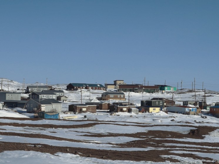 A village in the Canadian Arctic.