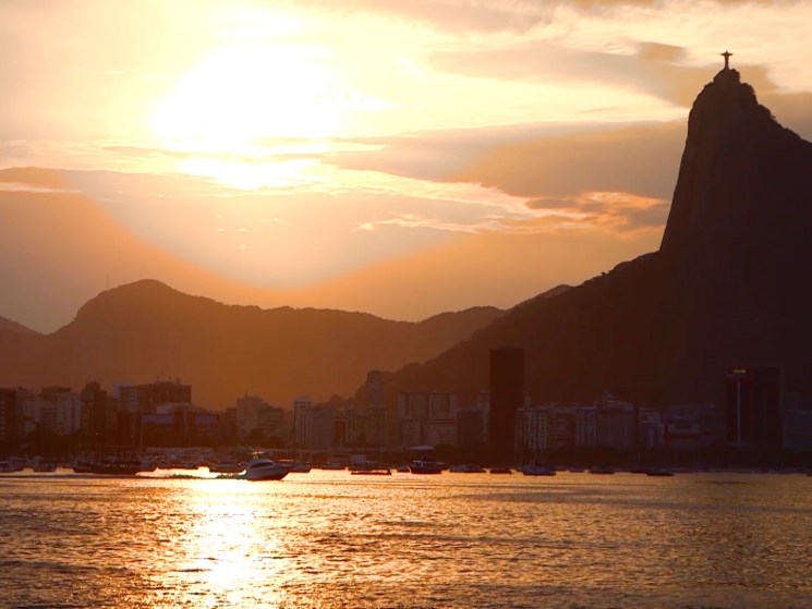 The panorama of Rio de Janeiro.