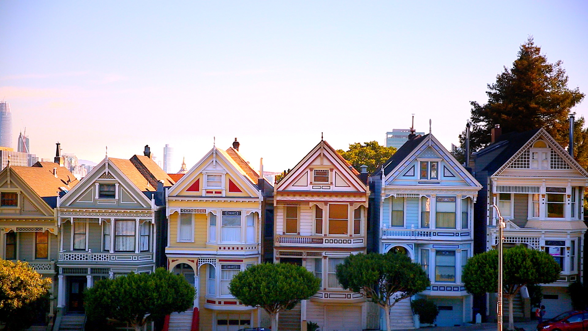 San Francisco Victorian houses