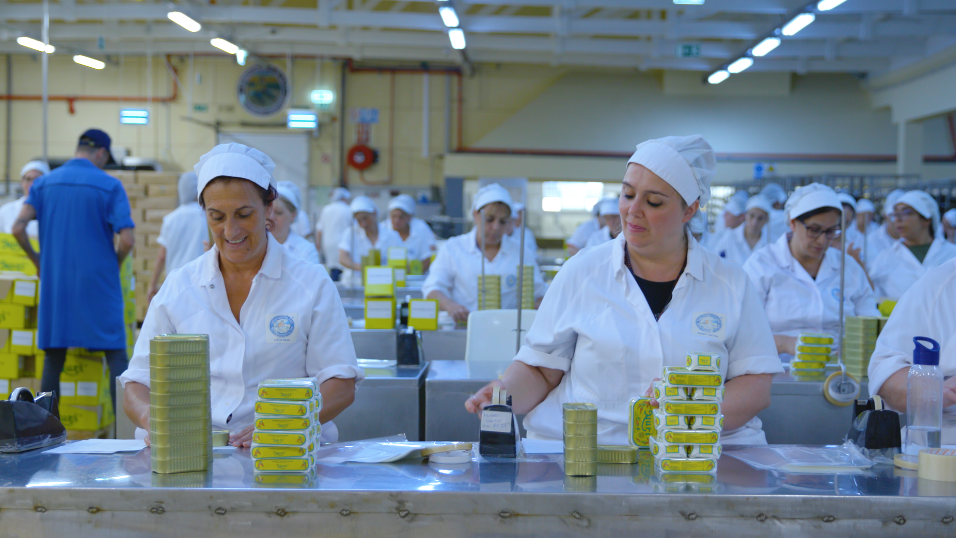 Women at a fish factory