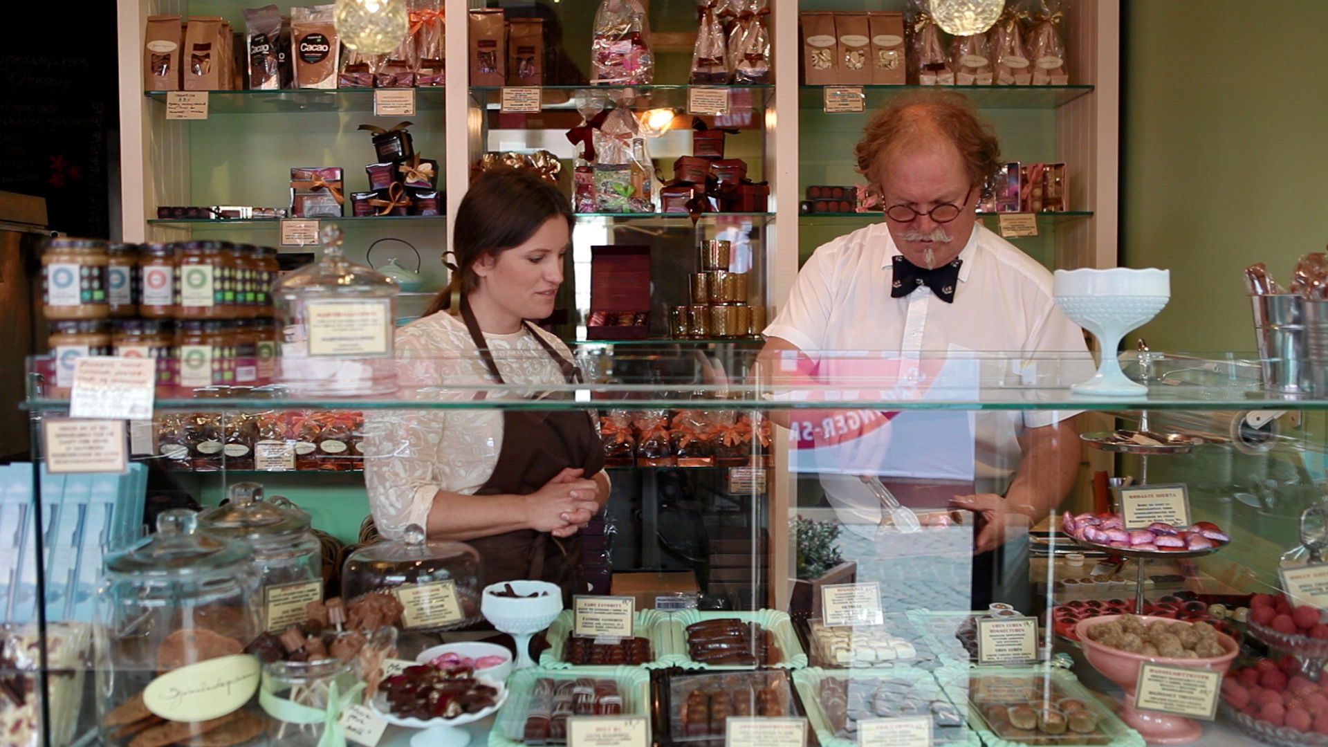 A confectioner's shop in Stavanger.
