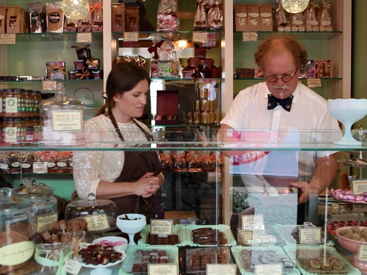 A confectioner's shop in Stavanger.
