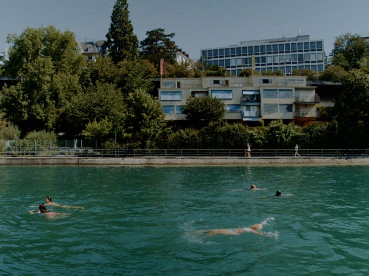 Swiss urban swimming