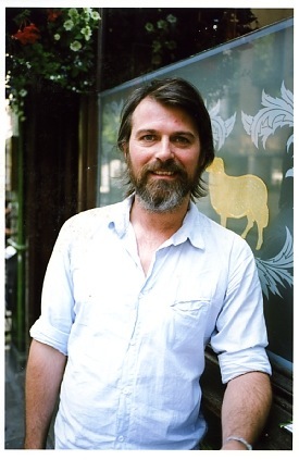 Cathal McAteer, owner of Folk Clothing, standing in front of his store on Lamb's Conduit Street.