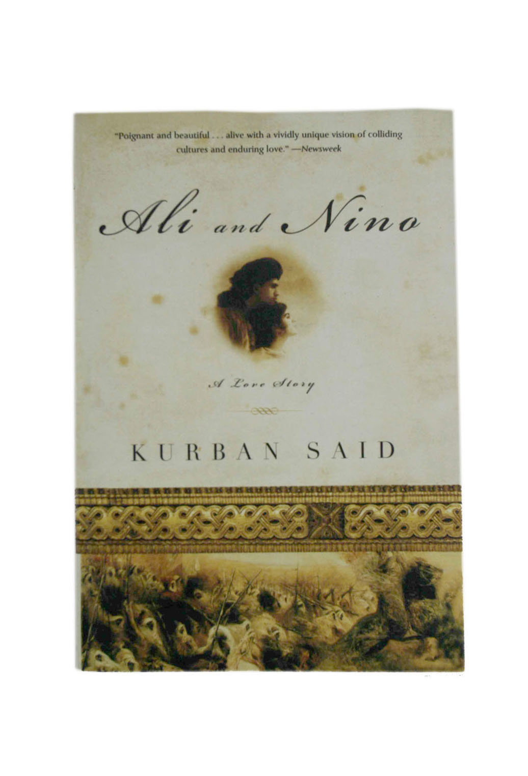 Book cover of Ali and Nino by Kurban Said, a love story set in Baku during World War I.