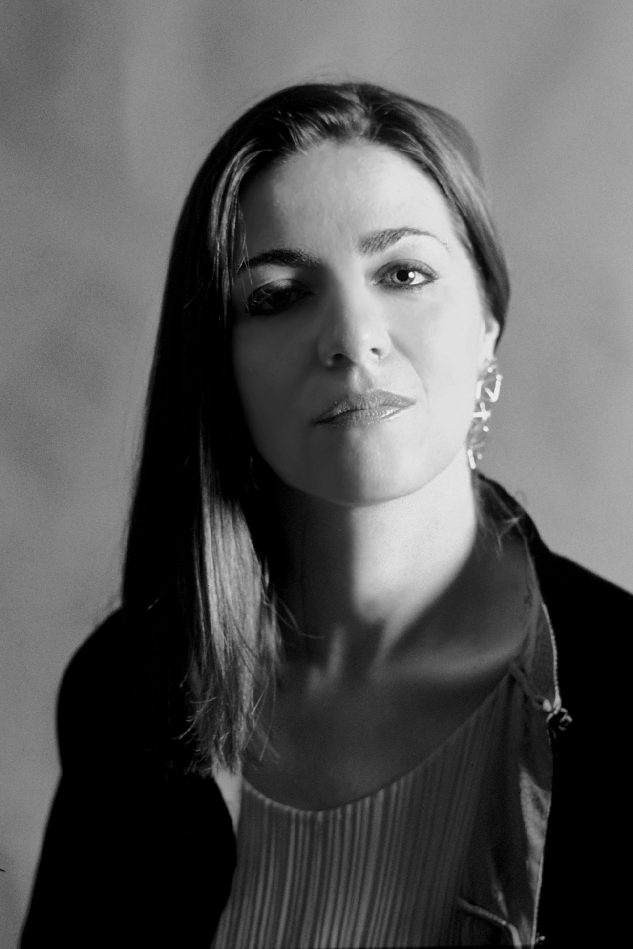 Black and white portrait photograph of Elisa Astori, CEO of Driade.