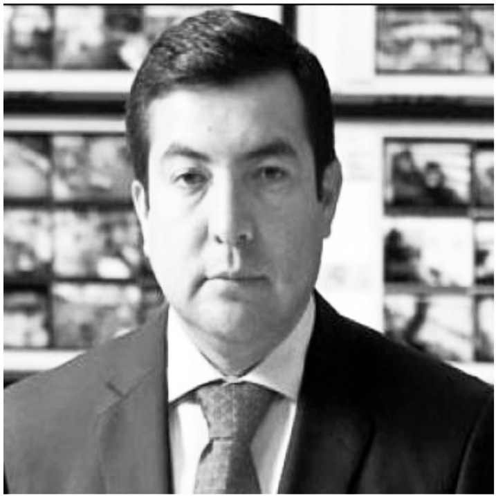Fausto Lugo García, Director of Mexico City's Emergency Command Centre, in a formal black and white portrait.