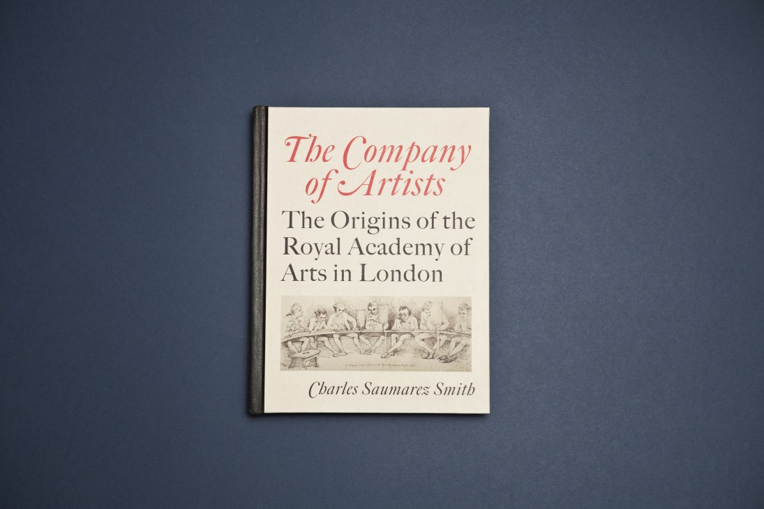 The Company of Artists book cover by Charles Saumarez Smith about the Royal Academy of Arts in London.