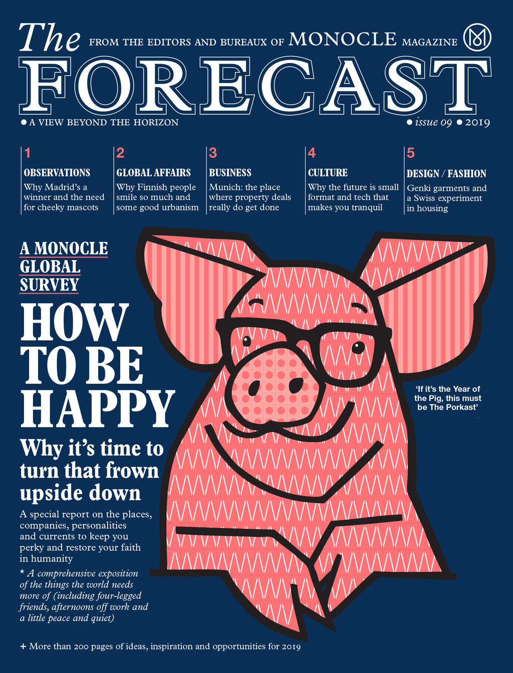 illustration box of new magazines