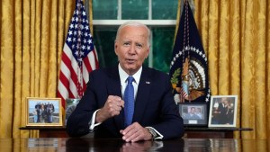 Joe Biden addresses the nation