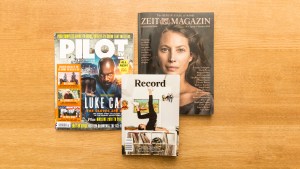 ‘ZEITmagazin’, ‘Pilot TV’ and ‘Record Culture Magazine’