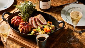 Festive drinking and dining