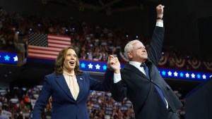 Kamala Harris names her running mate