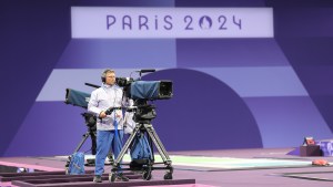 Filming the Games and Olympic graphic design